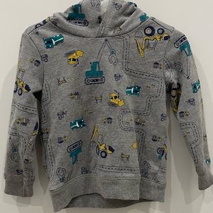 4/$25 Carters Cars Pullover Hoodie 24m